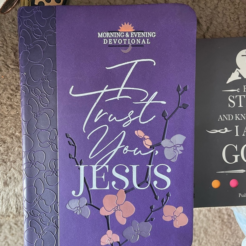 Purple Devotional I Trust You Jesus